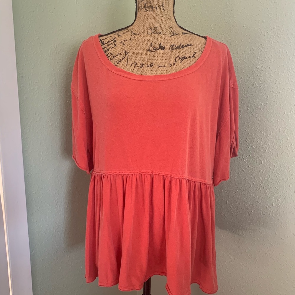 Free People babydoll t-shirt